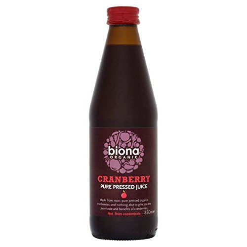 Biona Organic Pure Cranberry Super Juice - 330ml (11.16fl oz)