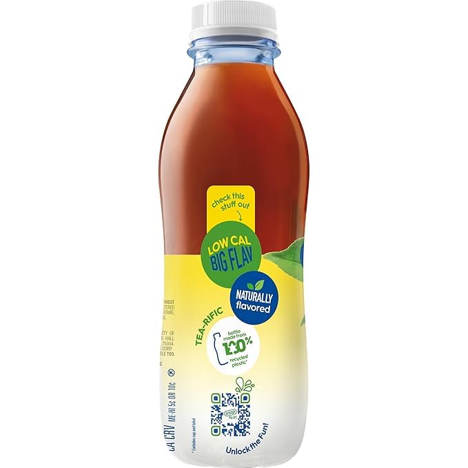 zero lemon Ice Tea 16 fl oz recycled plastic bottle Pack of 17