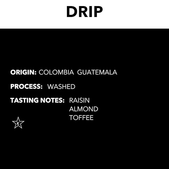 Coalition Coffee Roasters Drip Ground Coffee Blend - Specialty Fresh Roasted Coffee Grounds - Specialty (Pack of 2 12 oz)