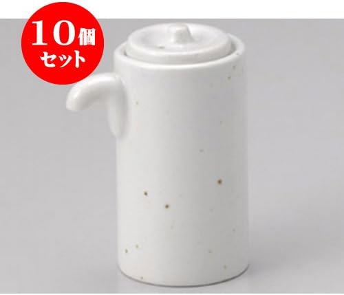Set of 10 Seasoning Hakuyun Kiln Juice (Large) [6 x 10.5 cm 200cc] for Restaurants Inns Restaurants Commercial Use