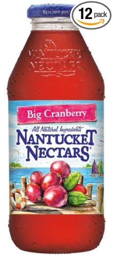 Nantucket Nectars Big Cranberry 16 Oz. (12 Pack Case)