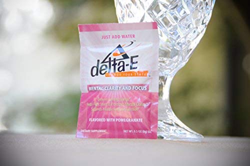 delta-E Mental Clarity &amp Focus! Energy Drink Non-GMO 100% Vegan &amp Gluten Free (7 Packets)