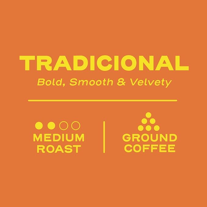 Sello Rojo Tradicional Medium Roast Ground Coffee 16 oz (Pack of 2)