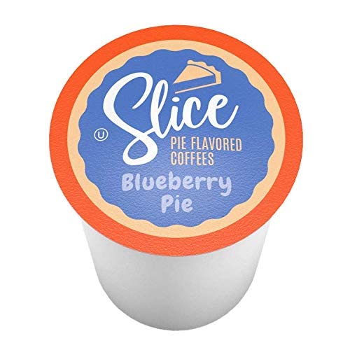 Slice Coffee Blueberry Flavored Coffee Pie for Keurig K Cup Brewers Blueberry Pie 40 Count