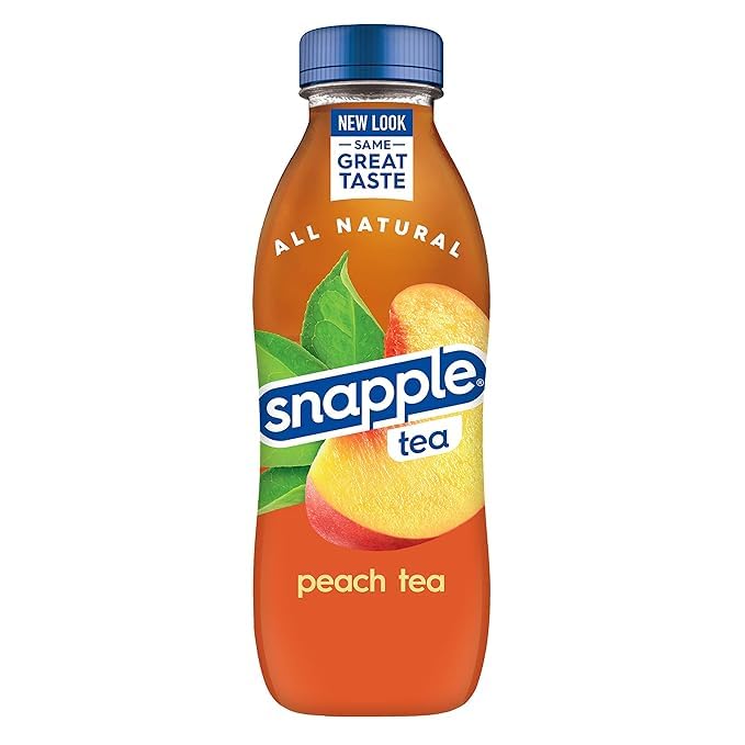 Peach Ice Tea 16 fl oz recycled plastic bottle Pack of 17