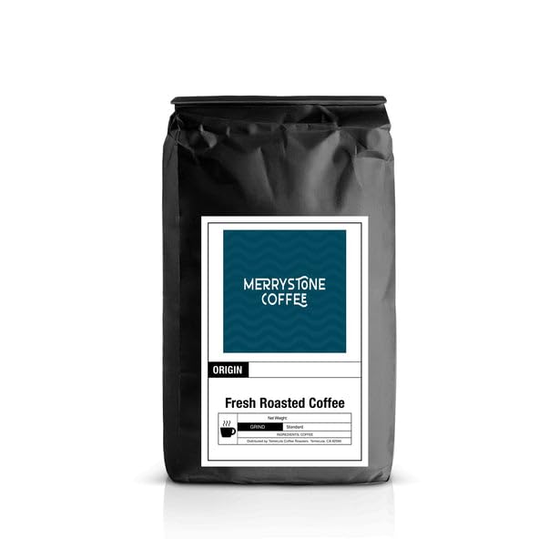 Merrystone Pumpkin Spice Flavored Coffee Medium Roast Roasted to Order 2 Lb Whole Bean