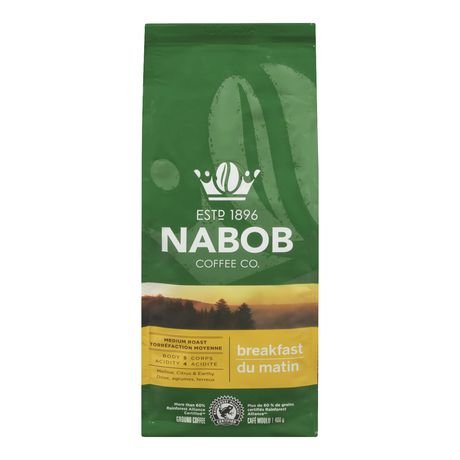 Nabob Ground Coffee Breakfast Medium Roast 300g {Imported from Canada}