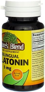 Nature's Blend Melatonin 5 mg - 60 Tablets Pack of 5