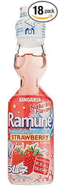 Ramune Strawberry Natural 18 Pack