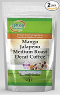 Mango Jalapeno Medium Roast Decaf Coffee (Gourmet Naturally Flavored Whole Coffee Beans) (8 oz ZIN: 570893) - 2 Pack