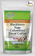 Blackberry Sage Colombian Decaf Coffee (Gourmet Naturally Flavored Whole Coffee Beans) (8 oz ZIN: 559670) - 3 Pack