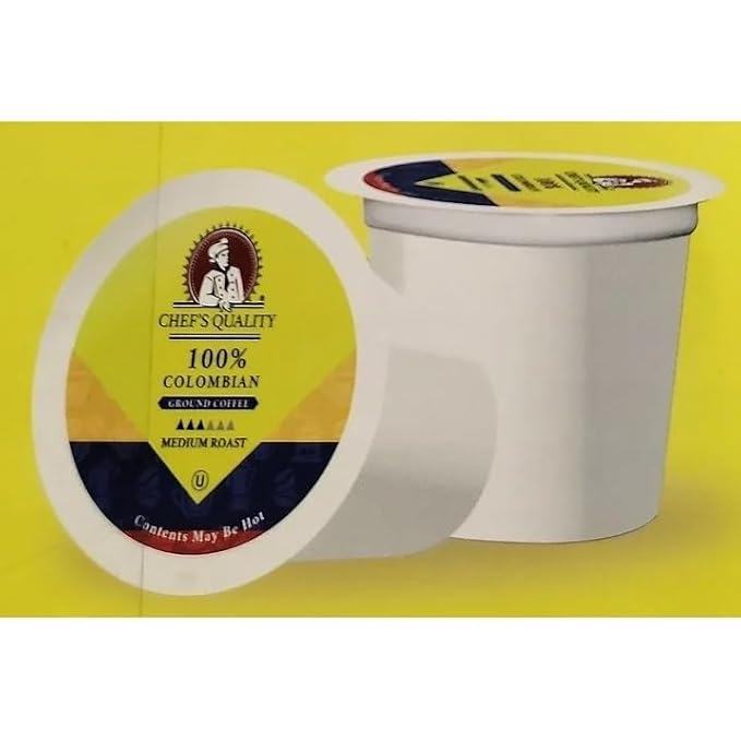 Chefs Quality 100% Colombian Coffee 0.35 oz. Pod | Medium Roast | 42 Count