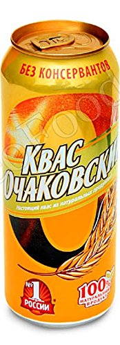 Kvass Ochakovskiy 0.5L (12 cans). Includes Our Exclusive HolanDeli Mints.