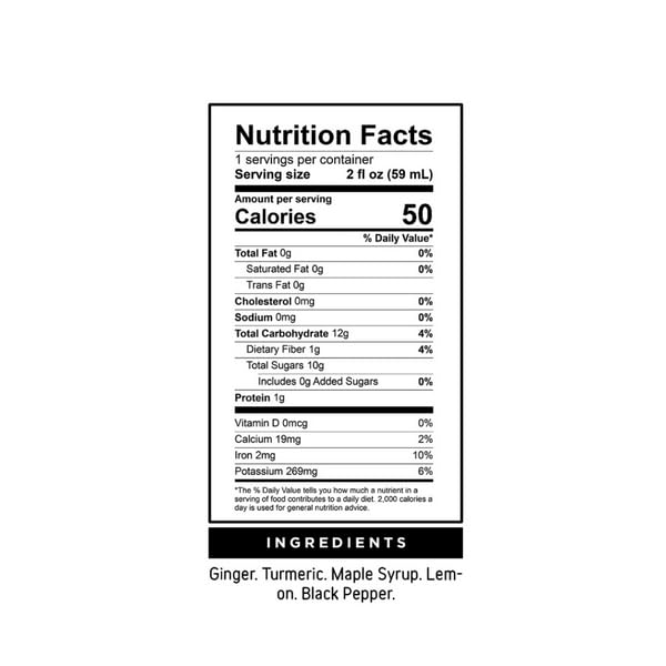 Dtox Juice – Turmeric (12-Pack Superfood Shots)
