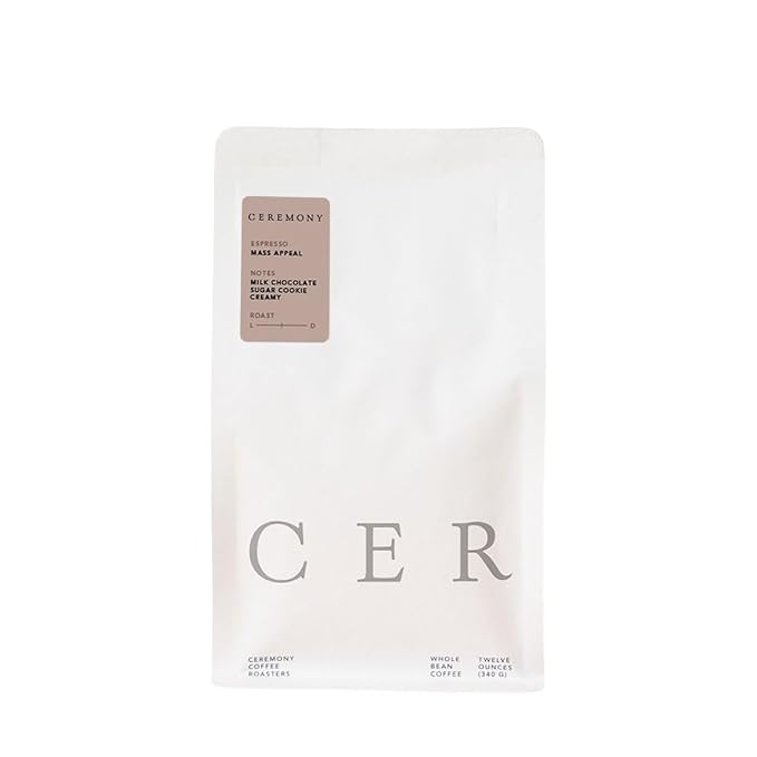Mass Appeal - Roasted by Ceremony Coffee Roasters - Freshly Ground Coffee - 12 Ounce Bag