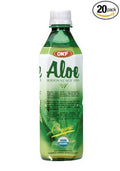 Aloe Vera King 100% Organic Aloe Vera Drink 16.9 Fl Oz (Pack of 20)