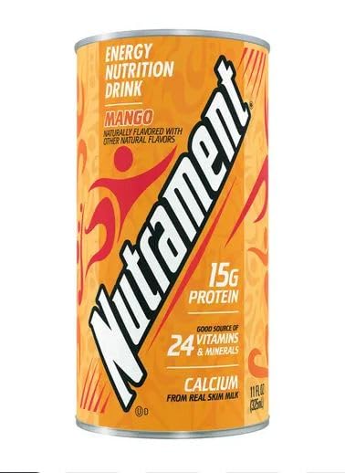 Nutrament Nutritional Drink Mango 12 Ounce (Pack of 12) (11 fl oz Mango)