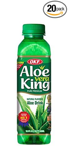 OKF Aloe Vera King Drink Original 16.9 Fluid Ounce (Pack of 20)