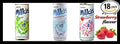 Lotte Milkis Soft Soda Variety Favor (Yogurt Strawberry Melon) (Pack of 18)