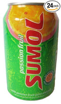 Sumol Passion Fruit Soda Portugal 12 Oz. Cans 24 Pack