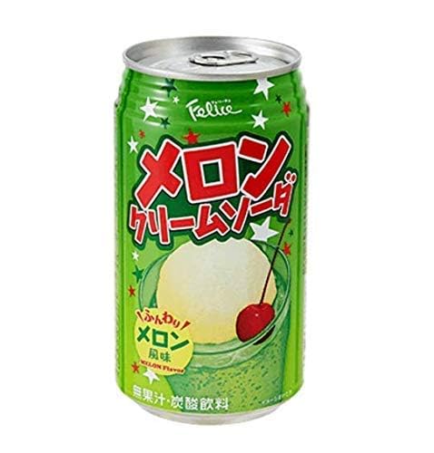 Felice Melon &amp White Cream Soda (11.83 Fl oz X 12 Pack) (6 Pack For each Flavor)
