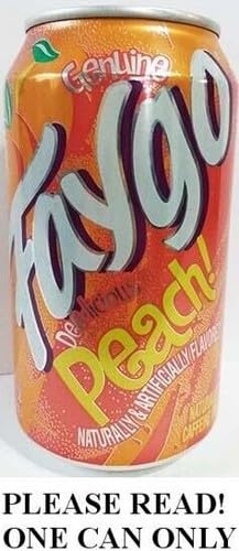 Faygoo Soda Pop 4 flavors Soft Drink 12oz Cans Variety Pack PACK OF 16