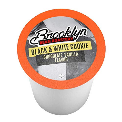 Brooklyn Beans Black and White Cookie Coffee Pods Compatible with 2.0 K-Cup Brewers 24 Count