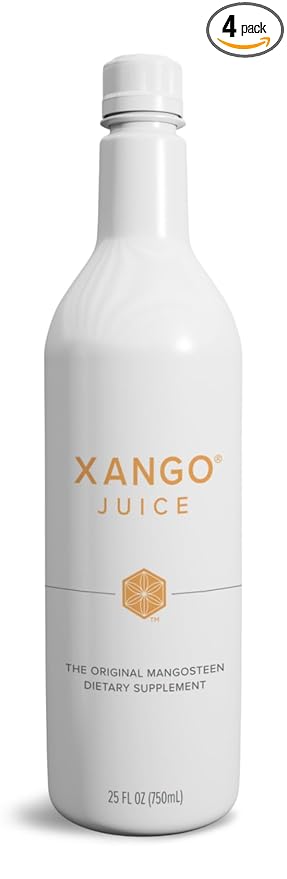 XANGO Mangosteen Juice 750 ml 4-Count (1 case)