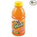 Delicious fruity blends. - CAMPBELL'S V-8 Splash Tropical Blend 16oz Bottle 12/Box