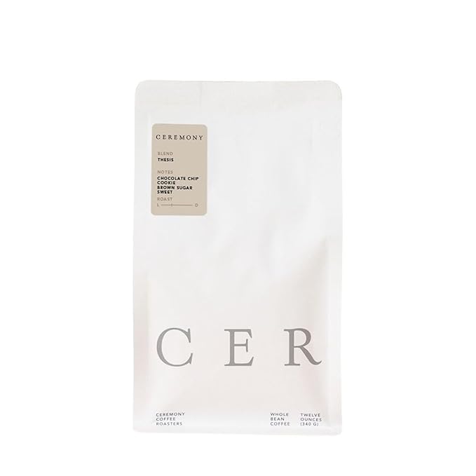 Thesis - Roasted by Ceremony Coffee Roasters - Freshly Ground Coffee - 12 Ounce Bag