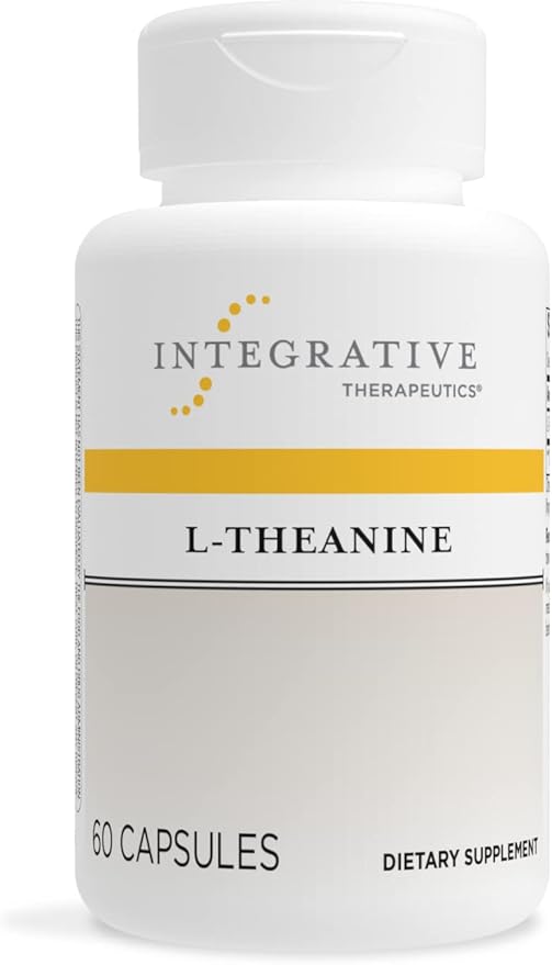 Integrative Therapeutics Bundle with Cortisol Manager 30 Tablets &amp L-Theanine 60 Capsules - Cortisol Manager for Stress Support with Ashwagandha* - L-Theanine to Support a Relaxed State*