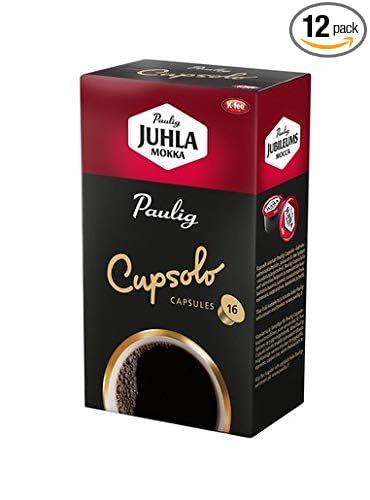 Paulig Juhla Mokka Cupsolo Coffee 12 Packs of 136g