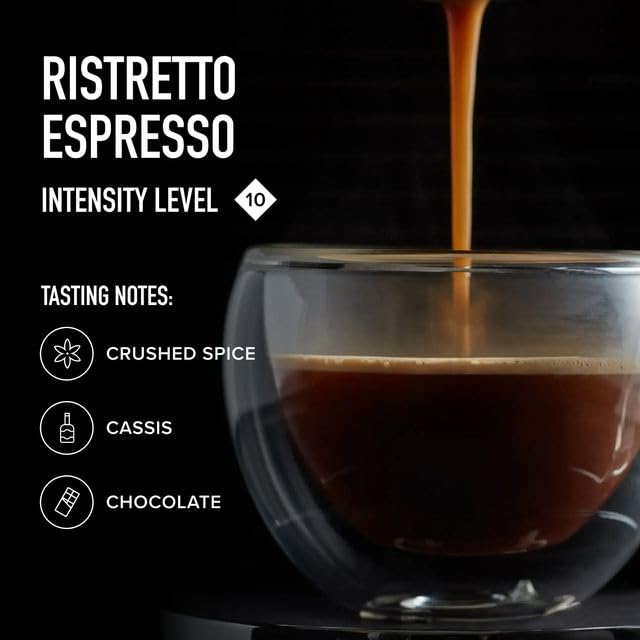 Peet's Coffee Dark Roast Espresso Capsules Compatible with Nespresso Original Machine 100% Arabica Coffee - Ristretto Intensity 10 50 Count (5 Boxes of 10 Espresso Capsules)