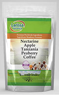 Nectarine Apple Tanzania Peaberry Coffee (Gourmet Naturally Flavored Whole Coffee Beans) (8 oz ZIN: 562805)