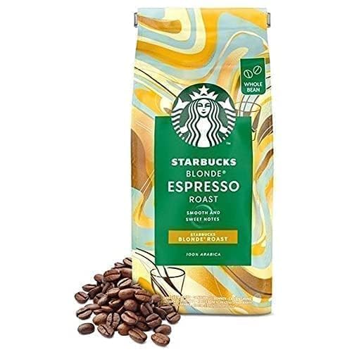 Starbucks Blonde Espresso Roast Whole Coffee Beans 200g