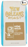 New Orleans Roast Coffee Ground Crème Brûlée 12 oz (Pack of 6)