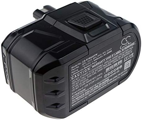 18.0v Compatible with Battery Ryobi CHV-18WDM CID-1802M CID-1803L CID-1803M CID-182L CID-183L CJS-180L CJS-180LM CJSP-1801QEOM CJSP-180QEO