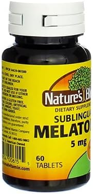 Nature's Blend Melatonin 5 mg - 60 Tablets Pack of 4