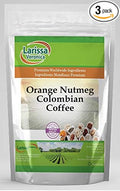 Orange Nutmeg Colombian Coffee (Gourmet Naturally Flavored Whole Coffee Beans) (16 oz ZIN: 564868) - 3 Pack