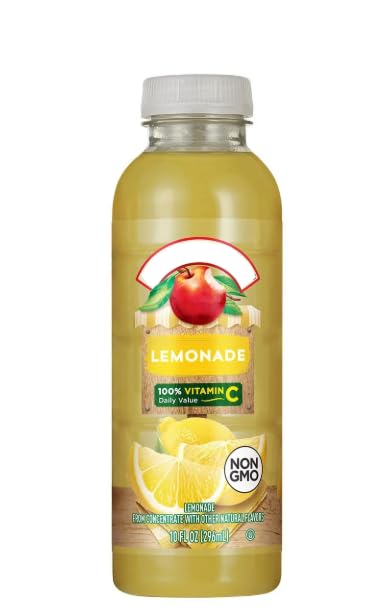 Apple nd Eve's Lemonade Variety Pack 10 fl. oz. Bottles 12 Pack (6 Lemonade + 6 Strawberry Lemonade)