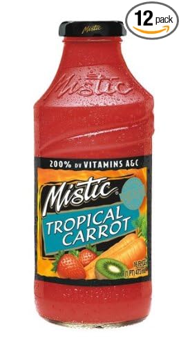 Mistic Juice Drink - Tropical Carrot 16 oz/ 12 pack
