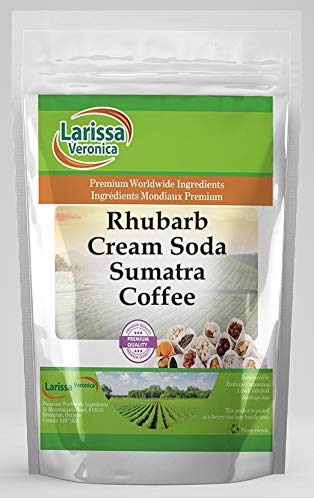 Rhubarb Cream Soda Sumatra Coffee (Gourmet Naturally Flavored Whole Coffee Beans) (8 oz ZIN: 561649)