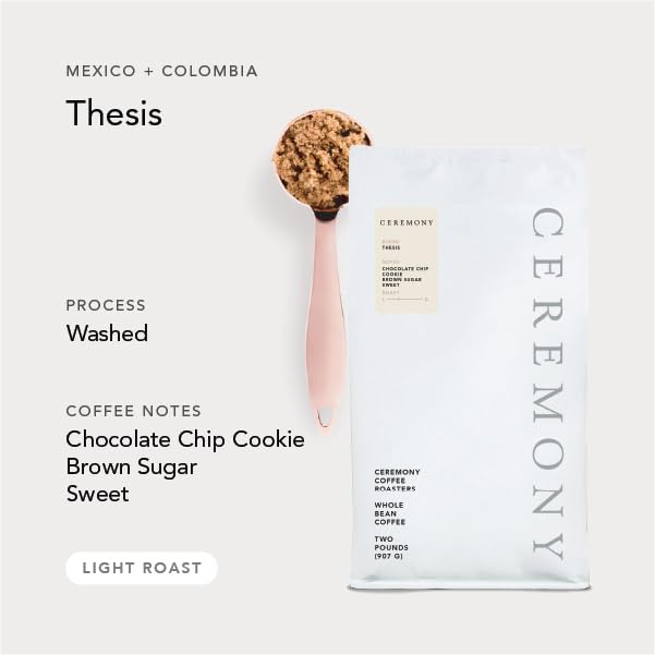 Ceremony Coffee Roasters - Thesis House Blend - Specialty Whole Bean or Ground Coffee- 2lb Bag (Drip - Medium Grind)