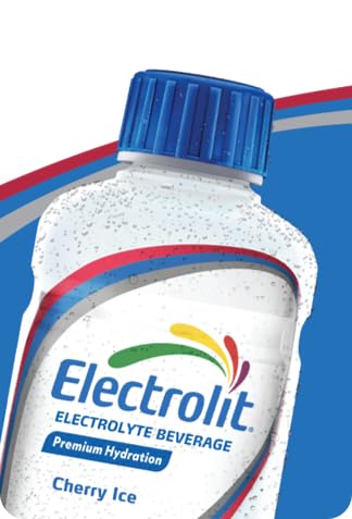 Electrolit Electrolyte Beverage Cherry Ice 21 Fl Oz bottle (Pack of 12)