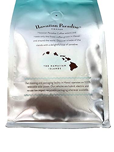 Hawaiian Paradise Coffee Coconut Flavored Ground Coffee 24oz Bag 100% Arabica - Premium Rich Flavored Finest Beans &amp Sustainably Grown.