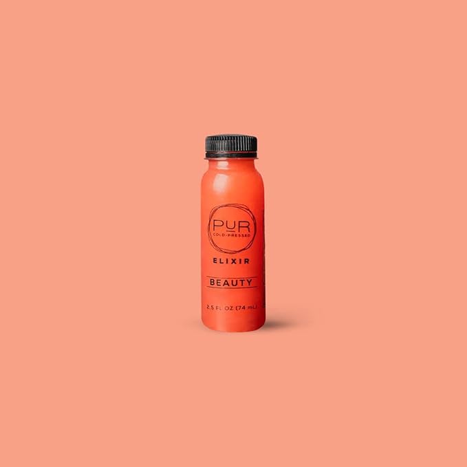 PUR Wellness Shots – Elixir Combination 12 Pack with Mental Majik Beauty Defense and Immunity Shots – Fresh Cold-Pressed Raw Juice – Non-GMO Pressed at Source – 2.5 fl oz