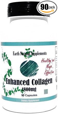 Enhanced Collagen * 90 Capsules 1800mg Enhanced Collagen w/ Amino Acids Bovine Enriched