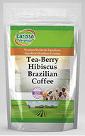 Tea-Berry Hibiscus Brazilian Coffee (Gourmet Naturally Flavored Whole Coffee Beans) (16 oz ZIN: 562237)