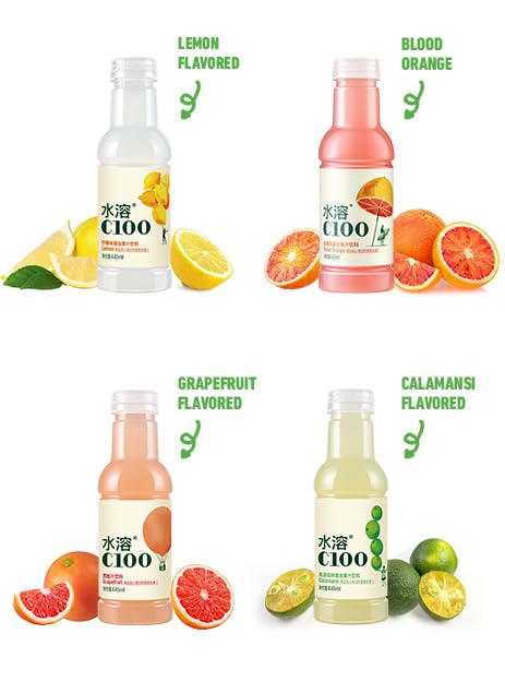 NONGFU SPRING C100 Juice Drink – Grapefruit Flavored Fruit Juice Bottles 100mg Vitamin C Per Bottle 12% Real Fruit Juice -15 fl oz 445mL 15 Pack