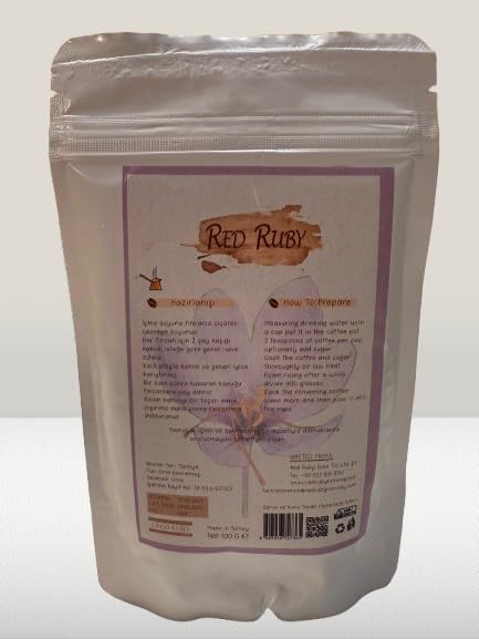 Red Ruby Saffron Turkish Coffee Ground Coffee Blend 100g 2-Pack